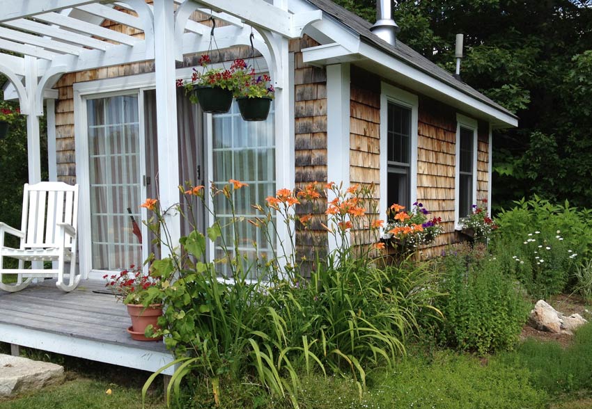 Joan Dempsey's writing shed